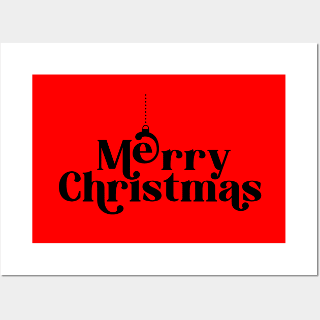 Merry Christmas Feliz Navidad Wall Art by cariespositodesign